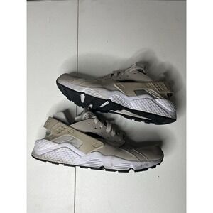 Nike Air Huarache Men's Gray Tan Athletic Sneakers Sz 10 318429-040